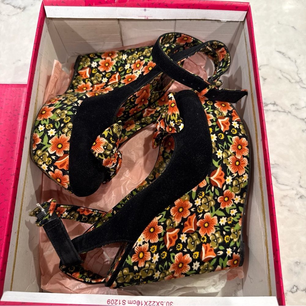Shelley’s London Iris Platform Floral Wedge 🌸 Size 37UK. Size 7US - Picture 11 of 11